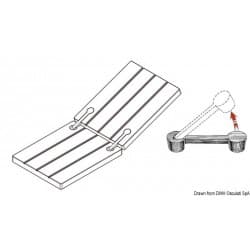 Charnière à ras pour coquerons ou portes
