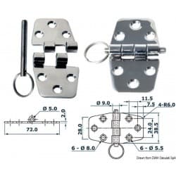 Charnières 2 mm