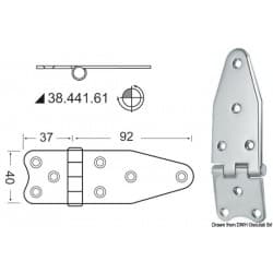 Charnières 2 mm