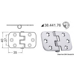 Charnières 2 mm