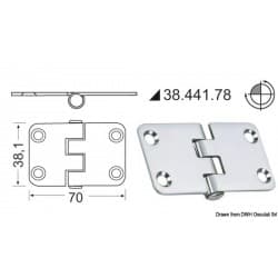 Charnières 2 mm