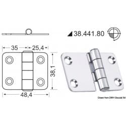 Charnières 2 mm