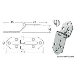 Charnières 2,5 mm