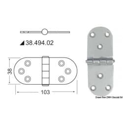 Charnières 2 mm