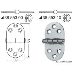 Charnières 2 mm