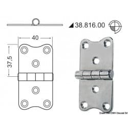 Charnières 2 mm