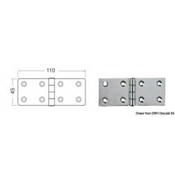Charnières 2,5 mm