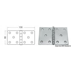 Charnières 2,5 mm