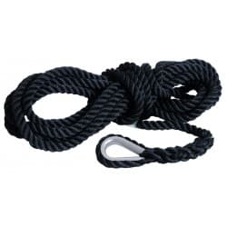 Bosses d'amarrage avec cosse coeur