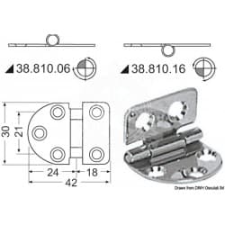 Charnières 2 mm