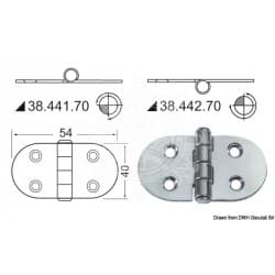 Charnières 2 mm