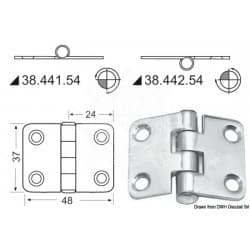 Charnières 2 mm
