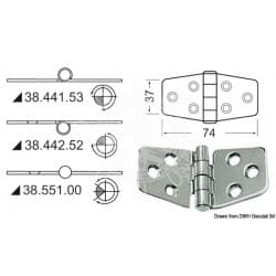 Charnières 2 mm