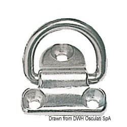 Anneaux rabattables en inox