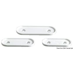 Bases en plastique blanc
