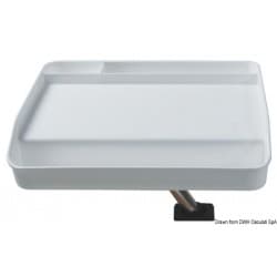 Plateau porte-appâts et nettoyage du poisson