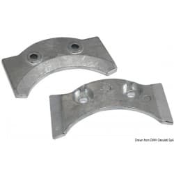 Plaque intra-hors-bord (zinc)
