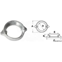 Anode pour Volvo Penta Duo Prop (réf. orig. 875821-1)