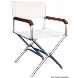 Chaise pliable Director en aluminium anodisé