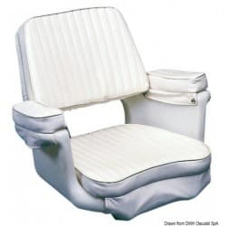 Fauteuil en polyéthylène blanc