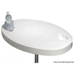 Table en ABS blanc