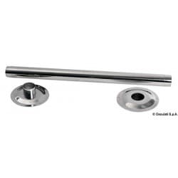 Pieds de table en inox poli