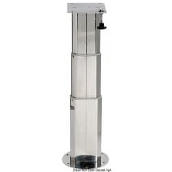 Pied de table télescopique en inox pour table