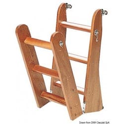 Echelles en bois d´acajou
