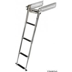 Echelle sous plate-forme coulissante