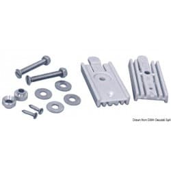 Kit attaches rapides pour échelles en inox