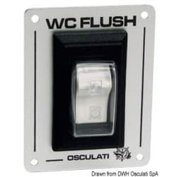 Interrupteur 'W.C. FLUSH'