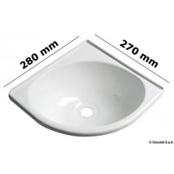 Évier d'angle