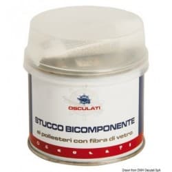 Mastic polyester bicomposant