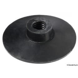 Mât de pavillon droit en EPDM avec filetage