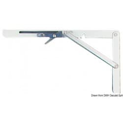 Paire de bras de support rabattables