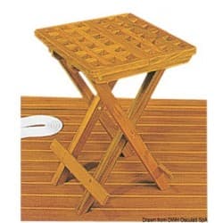 Tabouret pliant en teck ARC