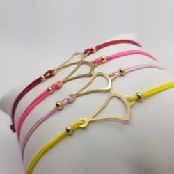 Bracelet cordon minimaliste - Doré