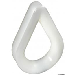 Cosse-coeur en nylon blanc | OSCULATI