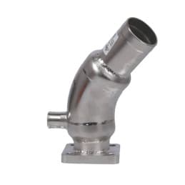 Coude échappement inox pour moteurs Volvo-Penta