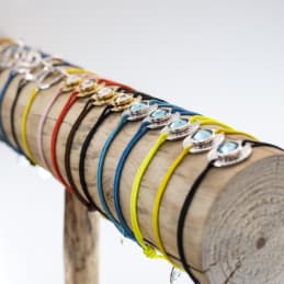 Bracelet cordon Hublot - Rhodié