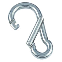 MOUSQUETONS POMPIER SANS OEIL INOX A4