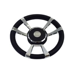 Volant 012 Inox et cuir ø350 mm