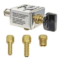 Adaptateur détendeur pour gaz de bord - débit faible