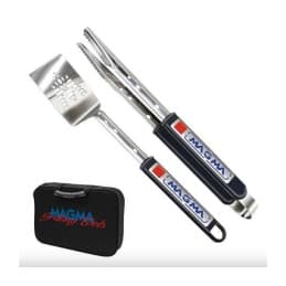 Kit d'ustensiles avec housse pour barbecue