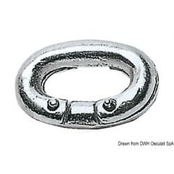 Maillons à riveter en inox pour raccords de chaînes