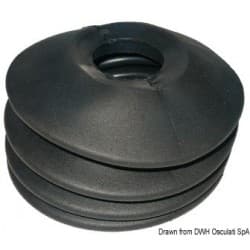 Soufflet en caoutchouc pour crochet remorque