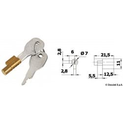 Cadenas pour crochet