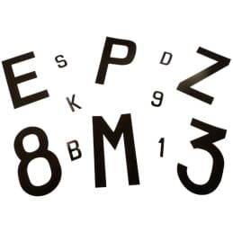Adhésifs de lettres & chiffres pour Jet ski
