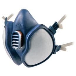 Demi-masque 3M™ 4000 anti gaz - Réutilisable