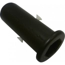 Bague hydrolube élastomère avec collerette